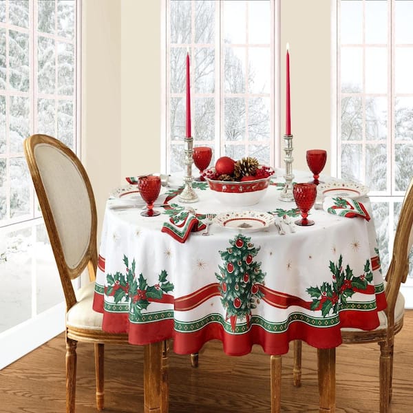 Villeroy & Boch Toy's Delight Engineered Tablecloth, Multicolor - 60"W x 84"L Oval