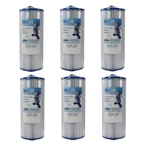 5.19 in. Dia 35 sq. ft. Replacement Pool Filter Cartridge with Bar Top Handle (6-Pack)