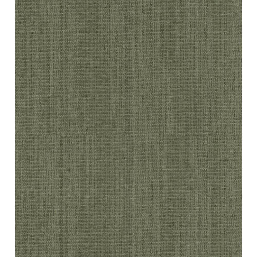 Hoshi Green Woven Vinyl Wallpaper Roll