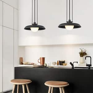 Milo 1-Light Black Mid-Century Danish Inspired Pendant Light