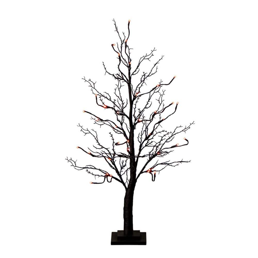 3ft. Pre-Lit Halloween Deluxe Black Twig Artificial Tree with 36 Orange and Purple LED Lights price history on PriceWatchPro