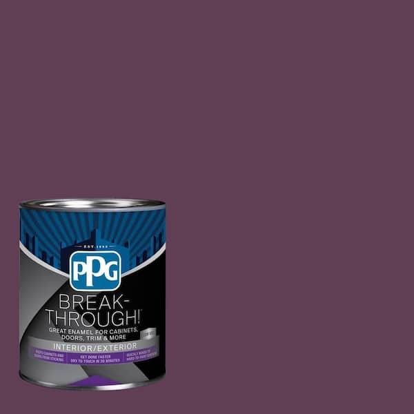 1 qt. PPG1179-7 Love Potion Semi-Gloss Door, Trim & Cabinet Paint