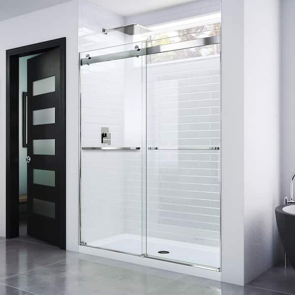Semi Frameless Sliding Shower Door, What Is A Frameless Sliding Shower Door