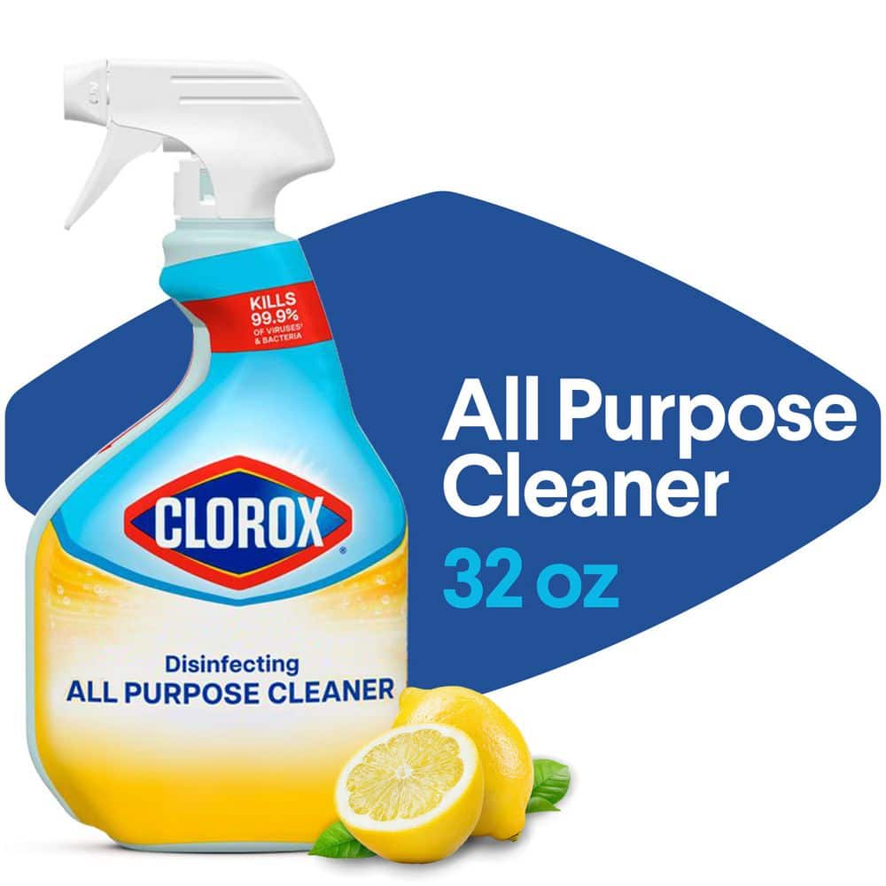 Clorox 32 oz. Crisp Lemon Scent Bleach Free Disinfecting All