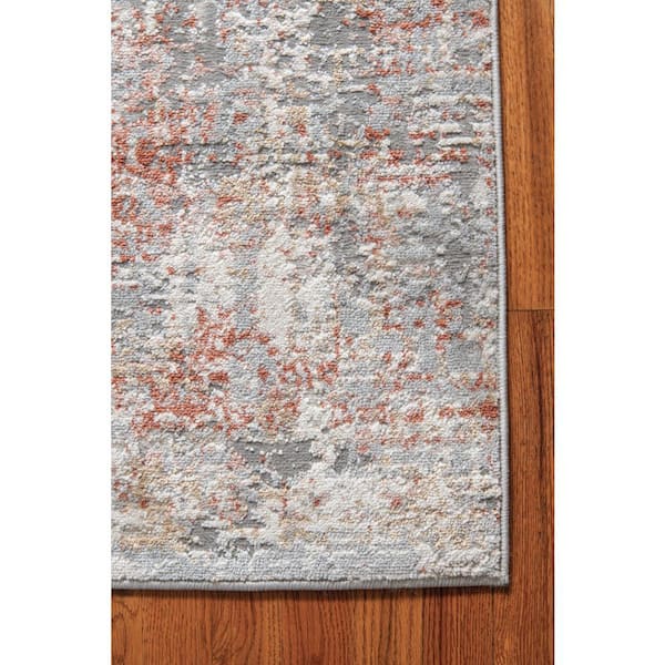 Austin Elegance Rust 5 ft. 3 in. x 7 ft. 2 in. Area Rug