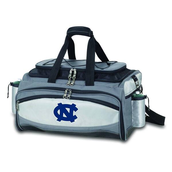Picnic Time Vulcan North Carolina Tailgating Cooler and Propane Gas Grill Kit with Embroidered Logo-DISCONTINUED