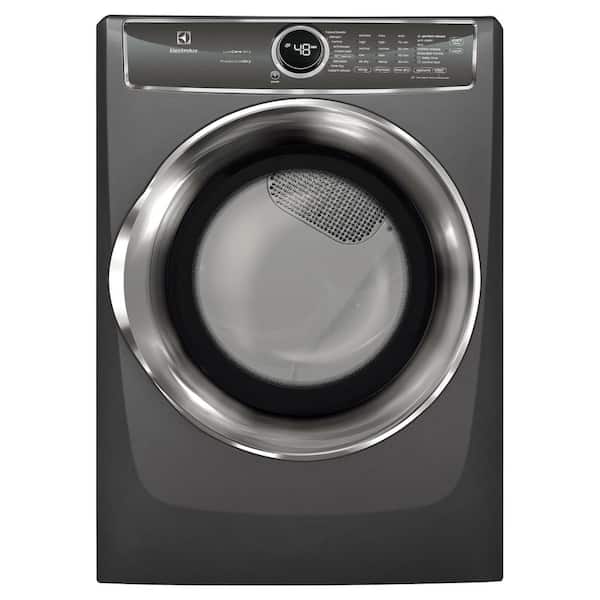 Electrolux 8.0 cu. ft. Gas Dryer with Steam, Predictive Dry and Instant Refresh in Titanium