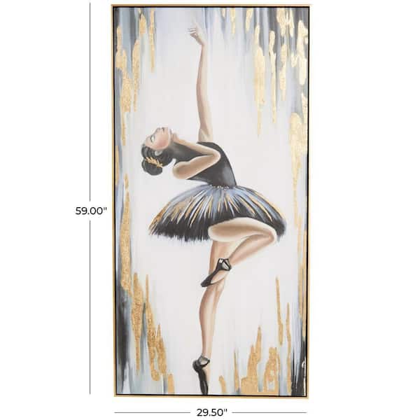 e Platt Lynes BALLET 写真集 (洋書) Litton Lane 1-Panel Dancer Ballet Framed Wall Art with Black