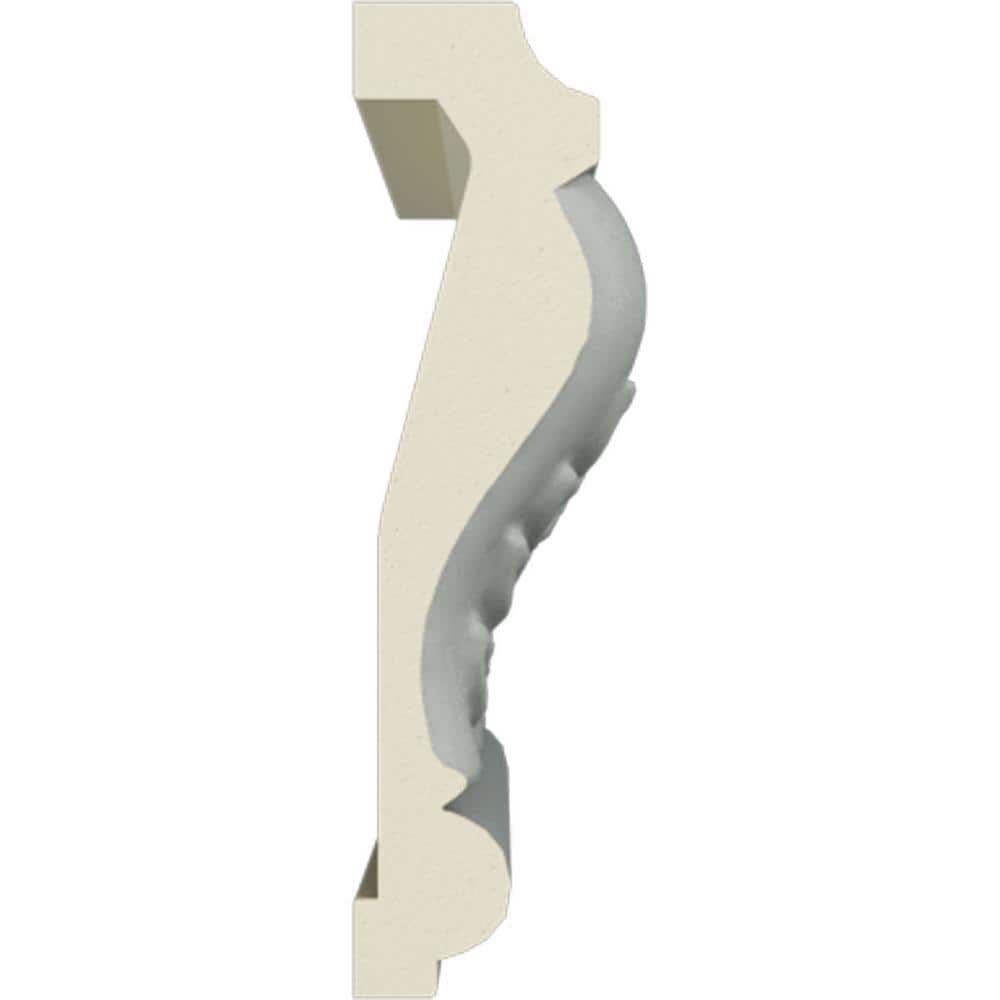Gray Primed Polyurethane Geometric Chair Rail Moulding