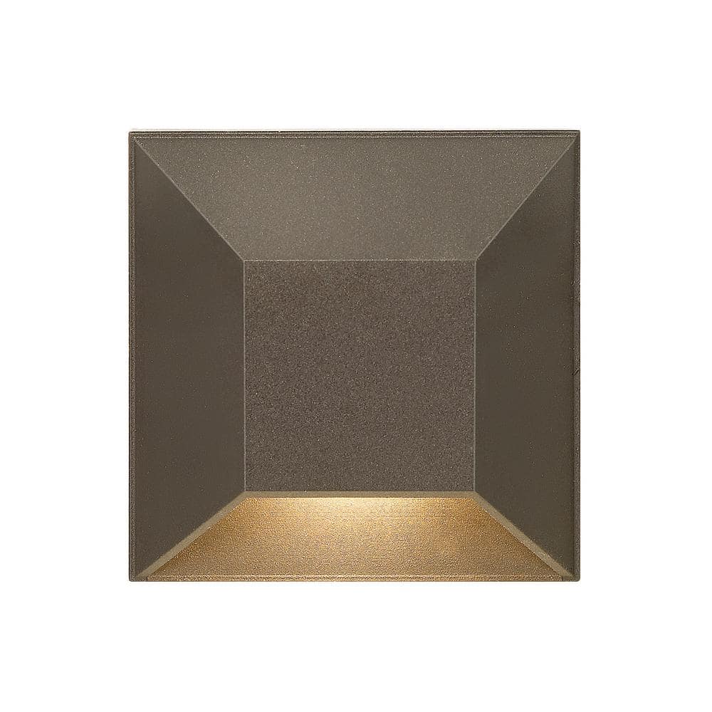 Sleek Bronze Nuvi LED Square Deck and Step Light
