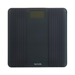 Digital Glass Scale with Easy to Read Display in Black