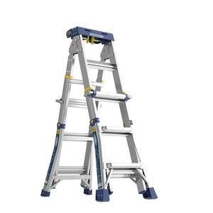 16 ft. Reach Aluminum Multi-Max Pro Multi-Position Ladder, 375 lbs. Load Capacity Type IAA Duty Rating