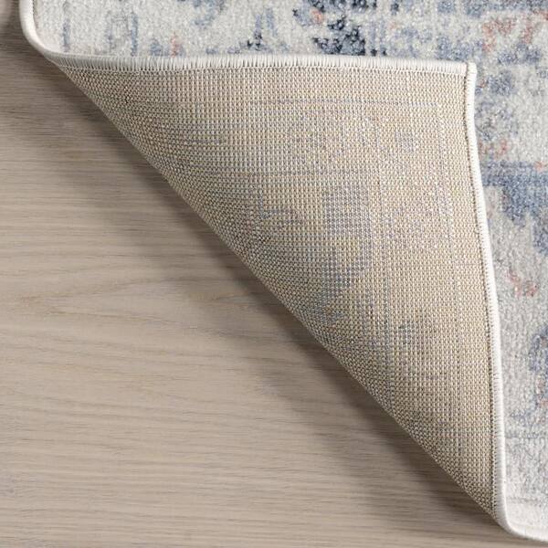 nuLOOM Everlee Faded Persian Machine Washable Beige 5 ft. 3