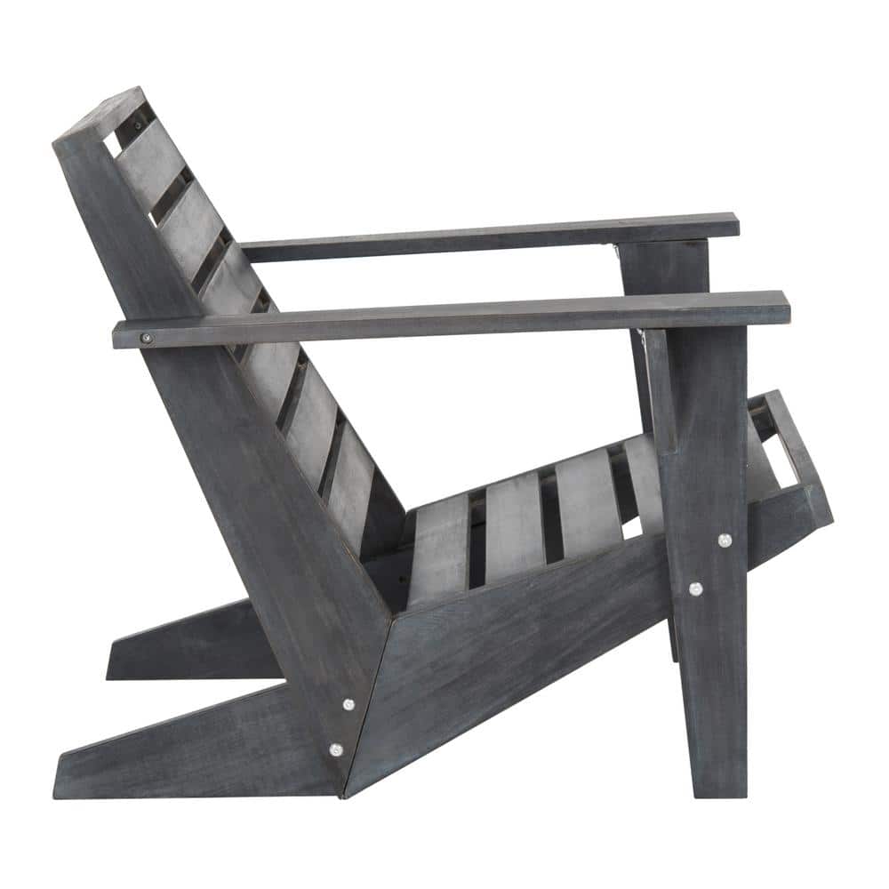Lanty Dark Slate Gray Acacia Wood Adirondack Chair