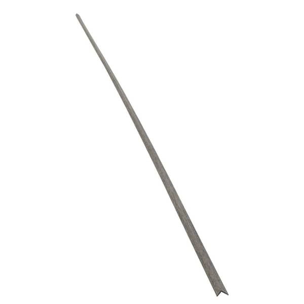 PALISADE Gray Oak 94 in. Vinyl Backsplash Accessory L Trim(5-Pack)