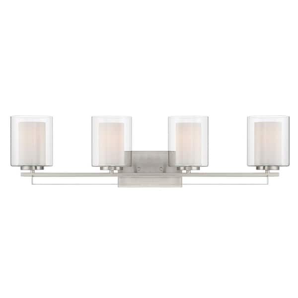 Parsons Studio 4-Light Brushed Nickel Bath Light