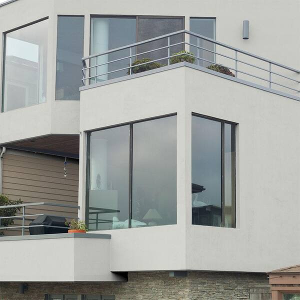 BEHR - 5 gal. #PPU12-12 Gallery White Satin Interior/Exterior Masonry, Stucco and Brick Paint