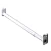Onward 96 in. (2430 mm) to 120 in. (3040 mm) White Metal Adjustable Closet  Rod 96120FEWV - The Home Depot