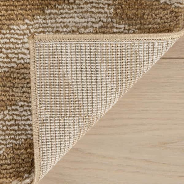nuLOOM Avienne Modern Striped Area Tan 4 ft. x 6 ft. Indoor Area
