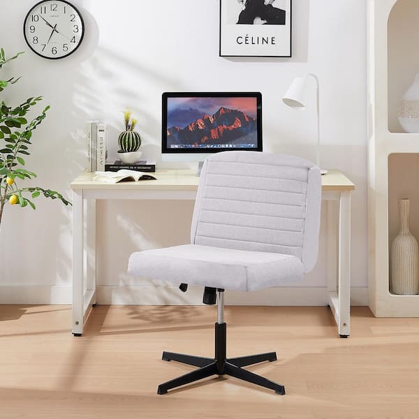 Yaheetech Fabric Accent Chair, Mid-Century Modern Armchair With Solid Wood Legs, Reading Leisure Chair With High Back For Living Room Bedroom Waiting Room,Ivory