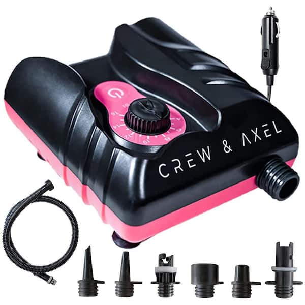 Crew & Axel Inflatable Stand Up Paddle Board SUP Electric Pump Pink CX150 -  The Home Depot