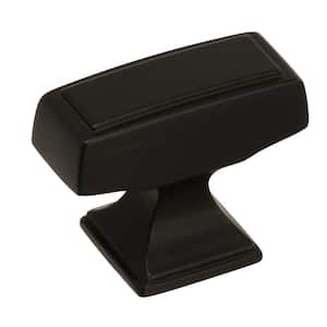 Mulholland 1-1/2 in. L (38 mm) Black Bronze Square Cabinet Knob