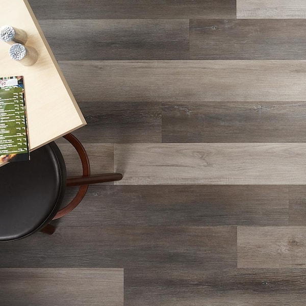 Revive Scarlet Oak Studio 12MIL x 6.3 in. W x 48 in. L Glue Down Waterproof Luxury Vinyl Plank Flooring (36 sq.ft./case)