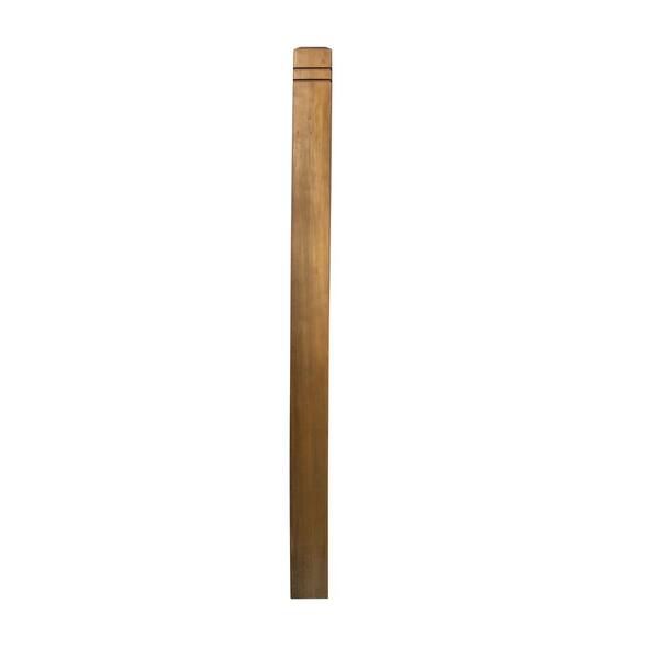 Vista Railing Systems Inc 3-1/8 in. x 3-1/8 in. x 54 in. Brown Treated Deck Railing Post