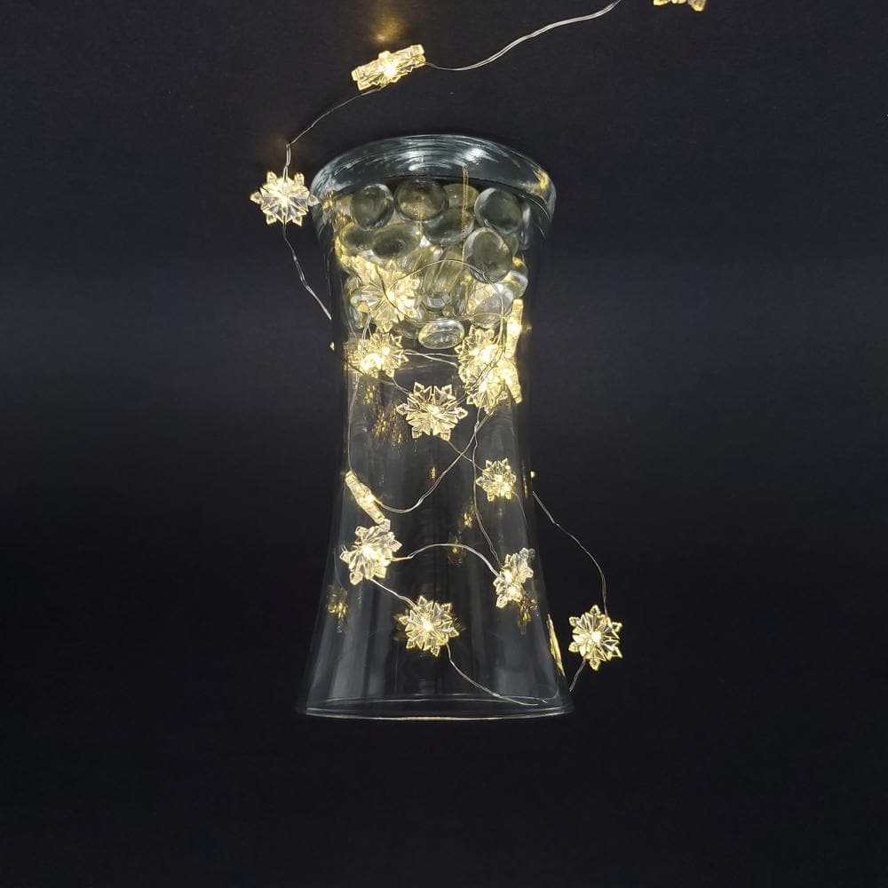 Battery Operated Cool White LED Mini Fairy String Lights