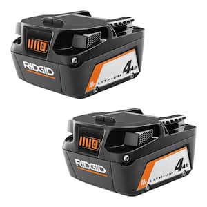 18V Lithium-Ion 4.0 Ah Battery (2-Pack)