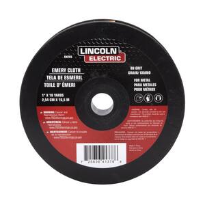 1 in. x 18-Yard 80-Grit Emery Cloth Roll