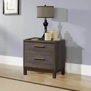 Antique Gray Manvel Contemporary Style Night Stand
