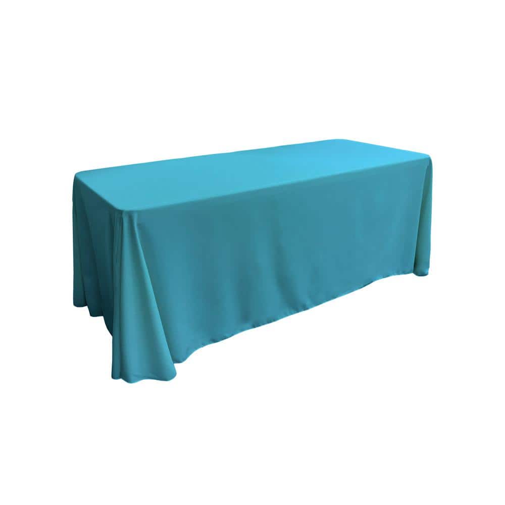 12 Rectangle 90"×132" Polyester Tablecloths 20 Colors 100% Heavy Made in USA 