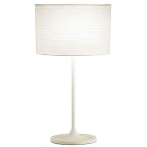 Oslo 22.5 in. White Table Lamp