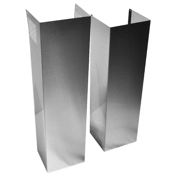 Unbranded Wall Hood Chimney Extension Kit in Stainless Steel