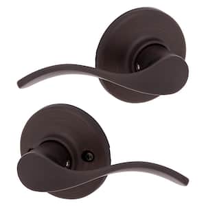 Balboa Venetian Bronze Passage Door Handle for Hall or Closet featuring Microban Technology