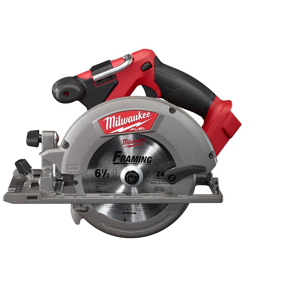 Milwaukee M18 FUEL 18V Lithium-Ion Brushless Cordless 6-1/2 in. Circular Saw  (Tool-Only) 2730-20 The Home Depot
