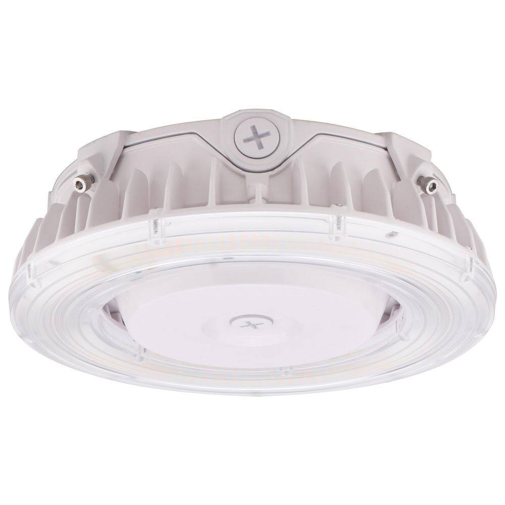 25-Watt White CCT Selectable Integrated LED Canopy Light Fixture with Sensor Port, 3766LM 120-277V price history on PriceWatchPro