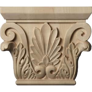 2-1/2 in. x 6-1/2 in. x 5-1/2 in. Unfinished Wood Alder Small Chesterfield Capital
