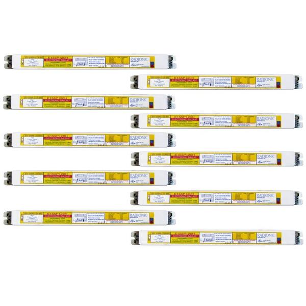 Radionic Hi Tech 54-Watt 1-Lamp T5 High Power Factor Electronic Replacement Ballast (10-Pack)