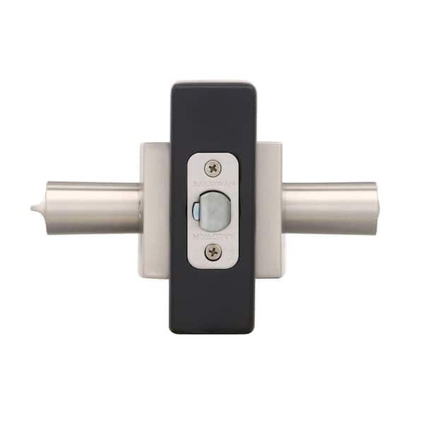 Prestige Spyglass Satin Nickel Keyed Universal Entry Door Handle Featuring SmartKey Security