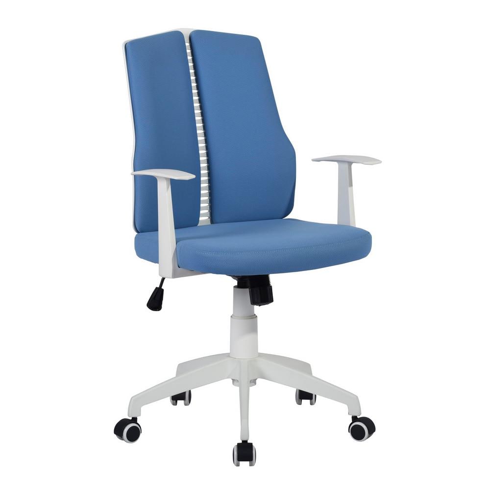 Homy Casa Soris Fabric Seat Ergonomic Upholstered Drafting Chair in ...