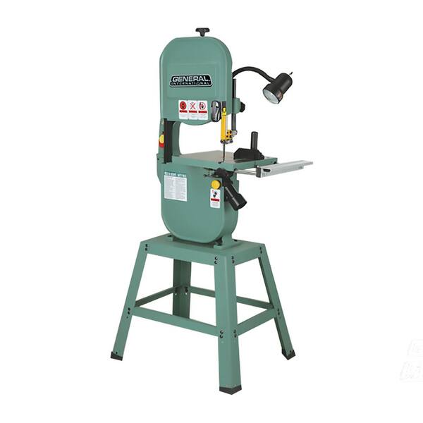 General International 12 in. Band Saw with Telescoping Extension Table and Laser Guide