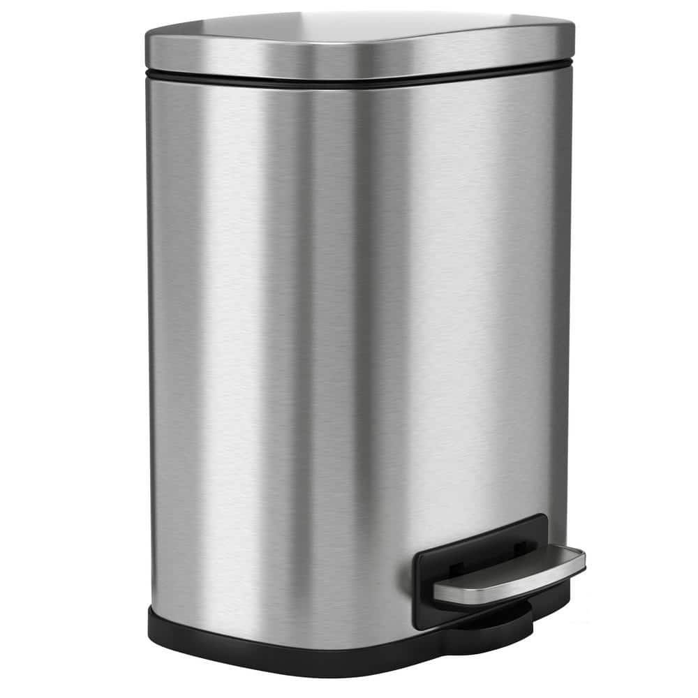 1.3 Gal. / 4.9 l Fire Resistant Stainless Steel Step On Pedal Trash Can with Odor Filter and Removable Inner Bucket price history on PriceWatchPro