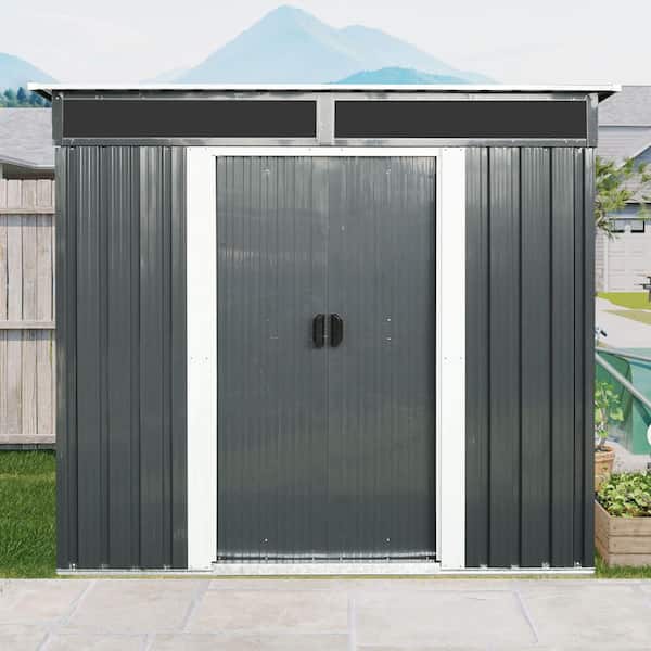 6 ft. x 5 ft. Metal Shed with Sliding Door (30 sq. ft. )