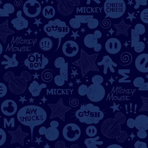 York Wallcoverings Walt Disney Kids II Animated Tonal Wallpaper