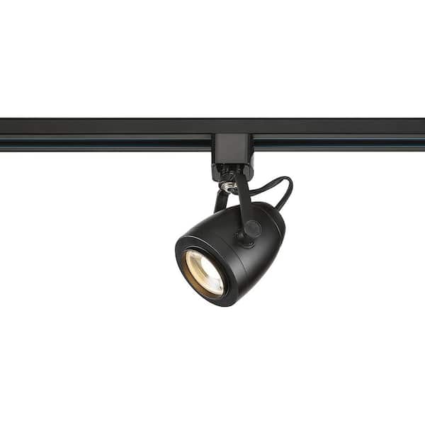 Black Integrated LED Track Lighting Head