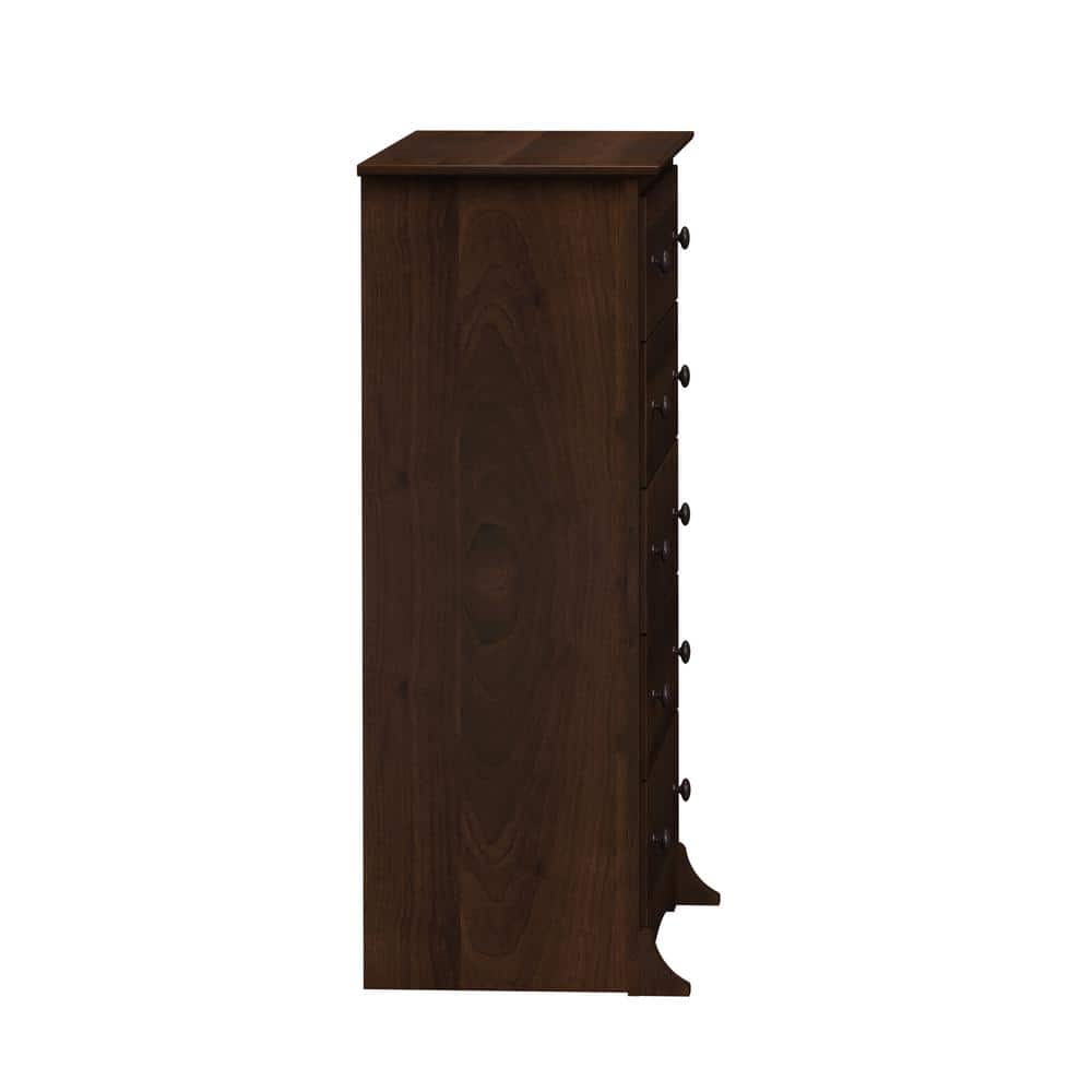 Espresso Fremont 5-Drawer Vertical Chest with Deep Drawers
