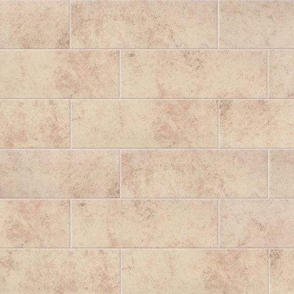 Daltile Briton Bone 4-1/4 in. x 12-7/8 in. Glazed Ceramic Subway Wall Tile (0.38 sq. ft./each)