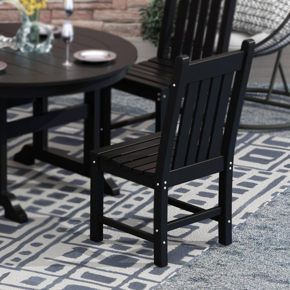 Laguna Classic Black All-Weather Patio Dining Chair
